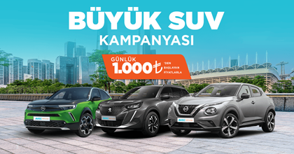 Avec&#39;ten Büyük SUV Kampanyası